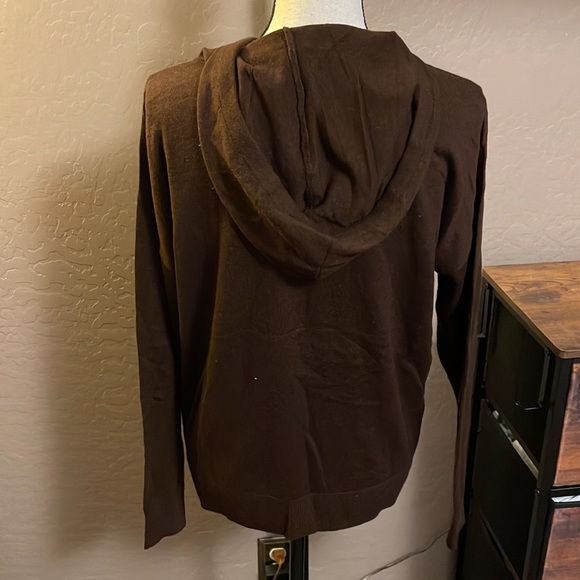 Very Soft Members Mark Cashmere Blend Sweater Hoodie - Picture 3 of 11